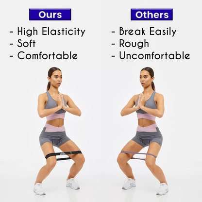 Exercise Bands Resistance Bands for Working Out, Set of 5 Bands