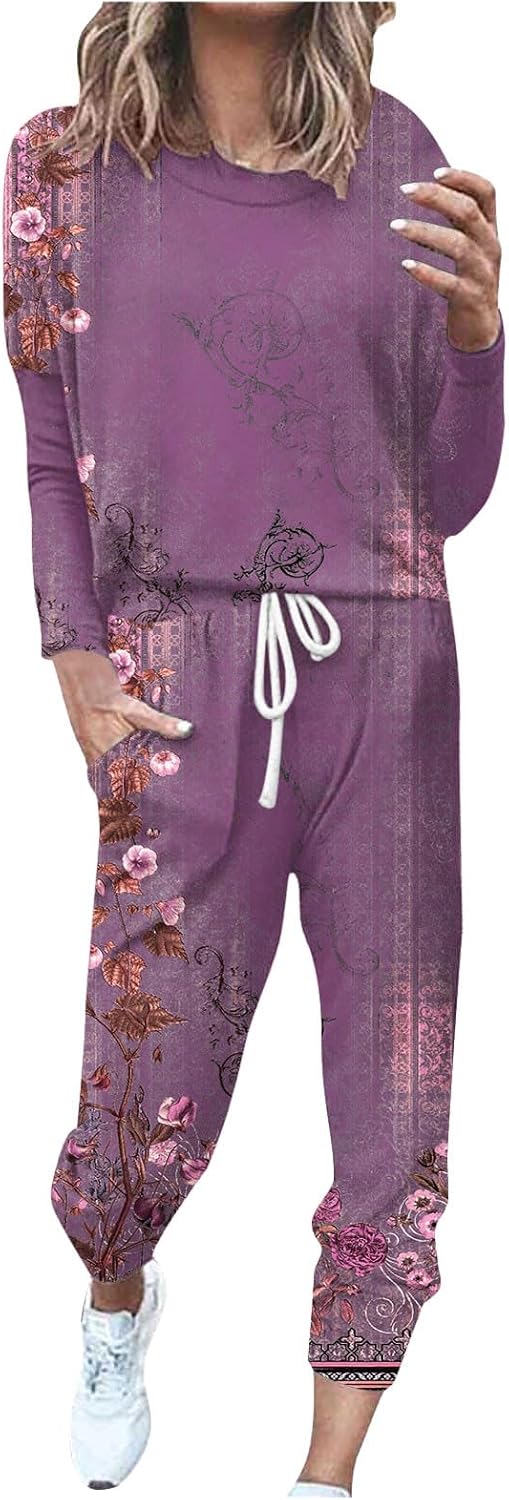 AMhomely Tracksuit Womens Full Set Lounge Wear Sets Oversized