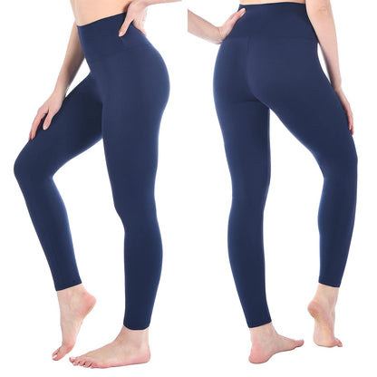 SINOPHANT High Waisted Leggings for Women, Buttery Soft Elastic Opaque Tummy Control Leggings, Plus Size Workout Gym Yoga