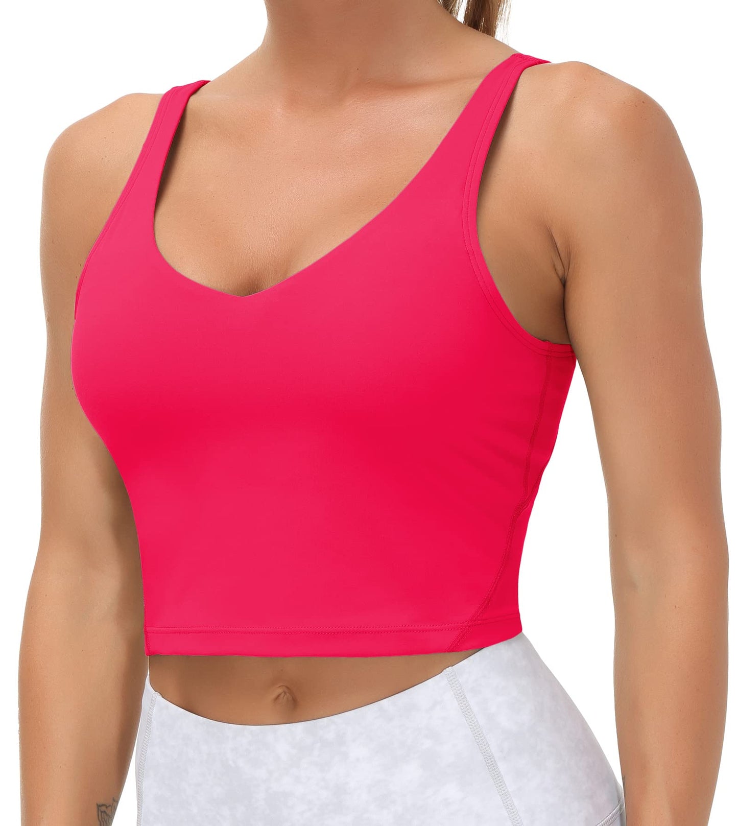 THE GYM PEOPLE Womens Sports Bra Longline Wirefree