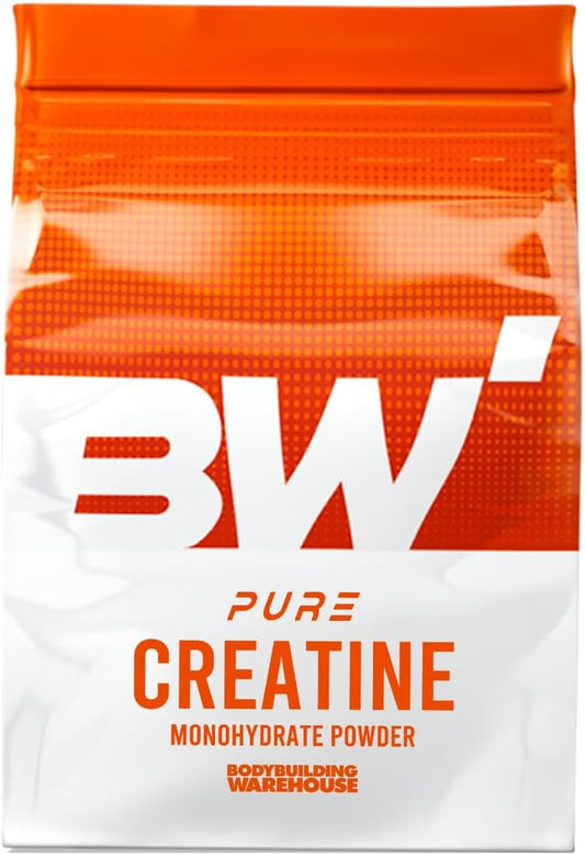 Pure Creatine Monohydrate Powder - Unflavoured 1kg - for Strength, Performance & Recovery - Bodybuilding Warehouse