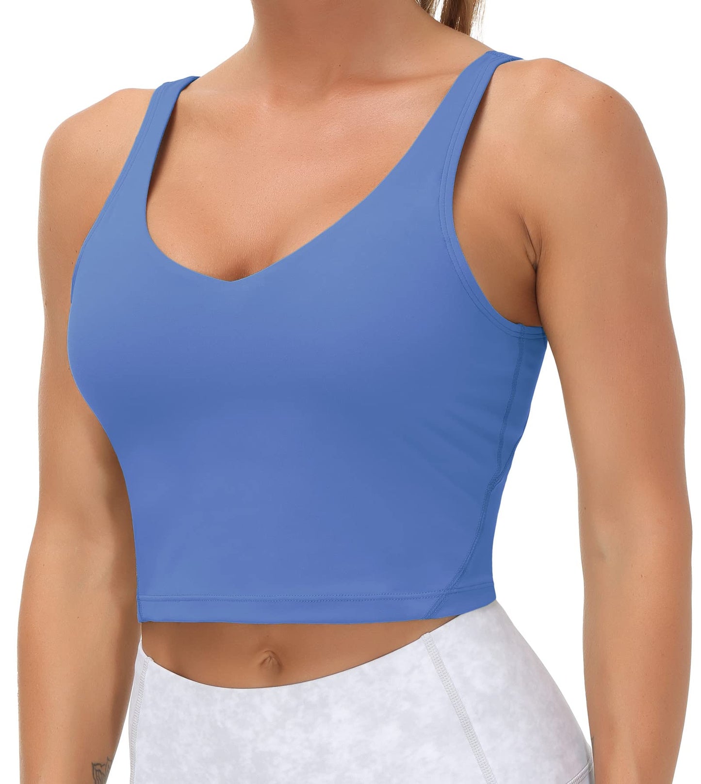 THE GYM PEOPLE Womens Sports Bra Longline Wirefree