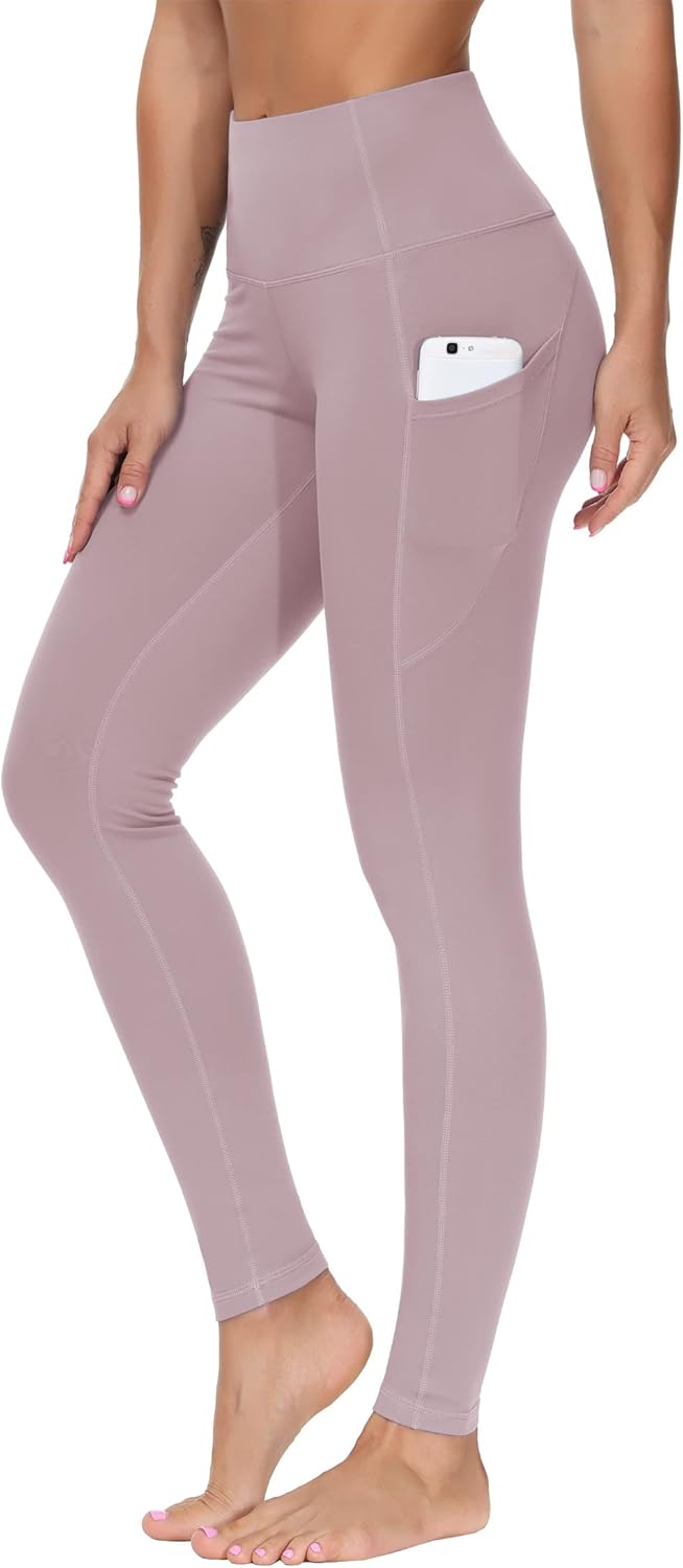 THE GYM PEOPLE Thick High Waist Yoga Pants with Pockets