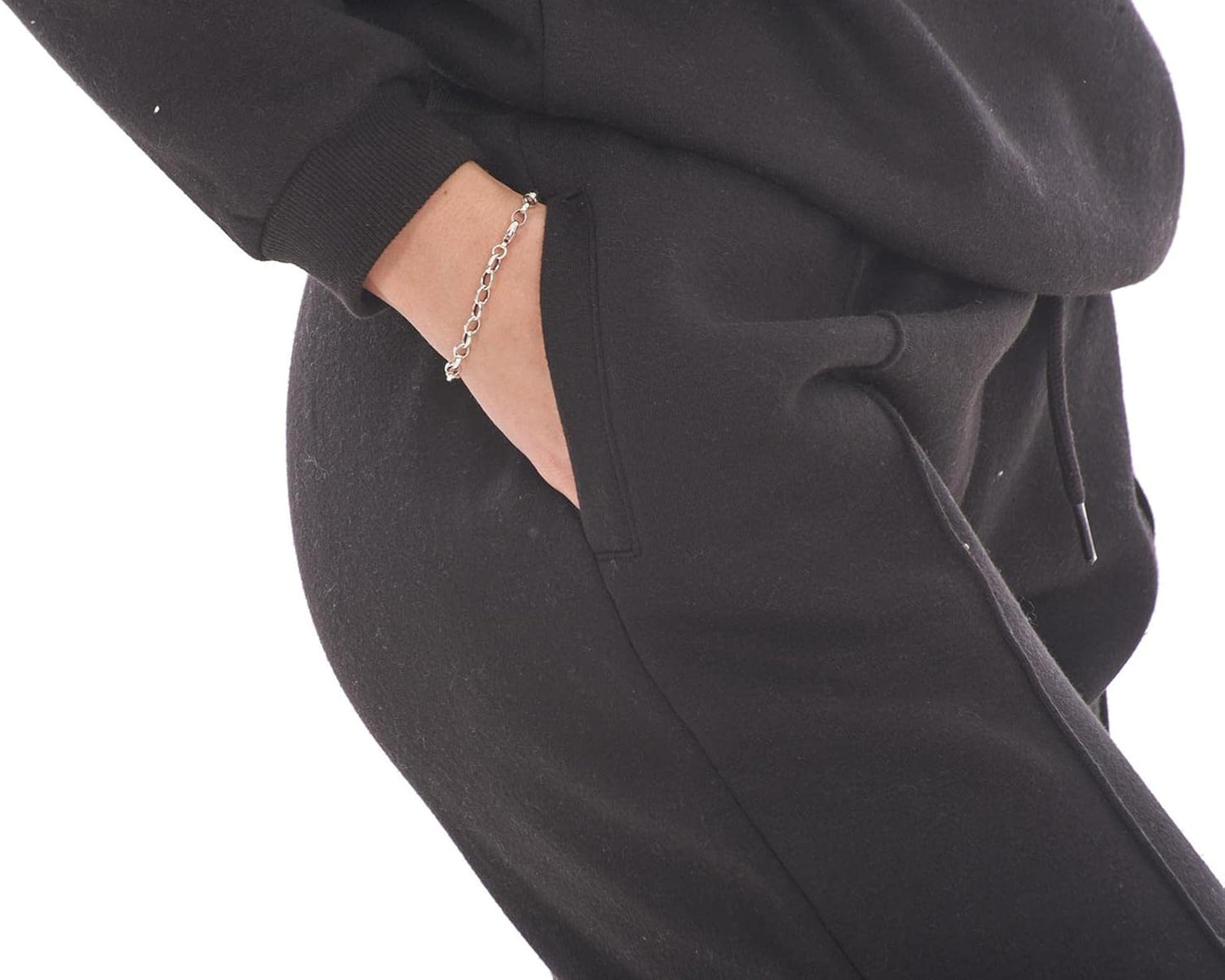 Ladies Plain Tracksuit Round Neck