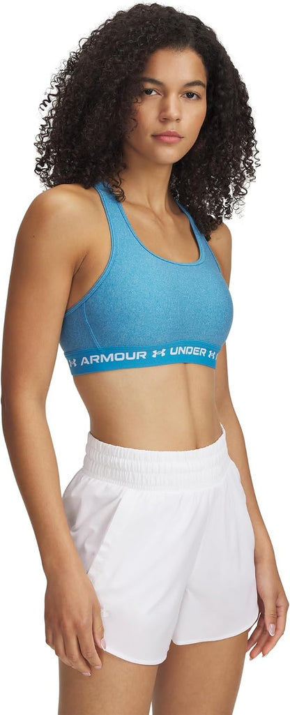 Under Armour Women's Crossback Mid Impact Sports Bra