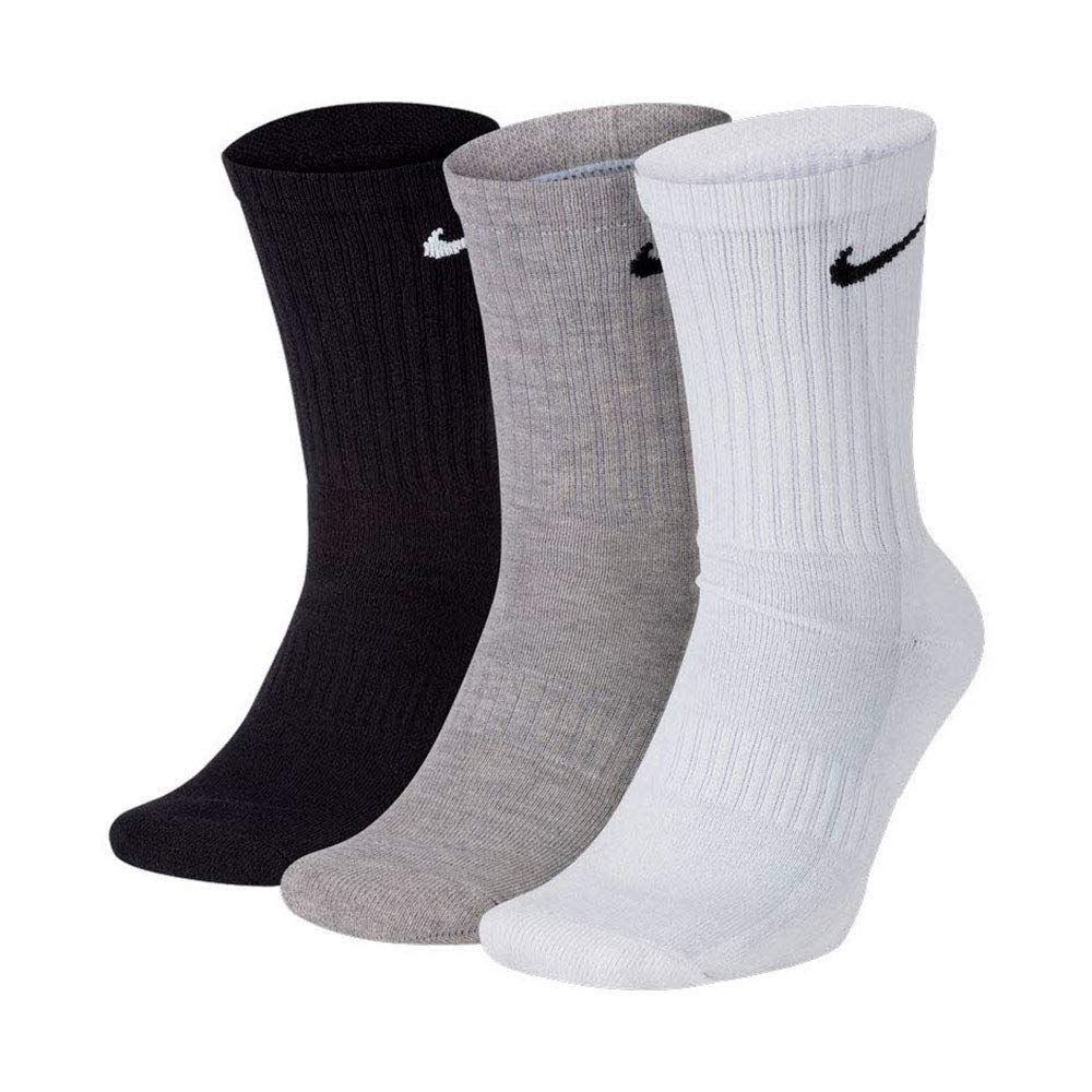 NIKE Unisex U Nk Everyday Cush Crew 3pr Socks