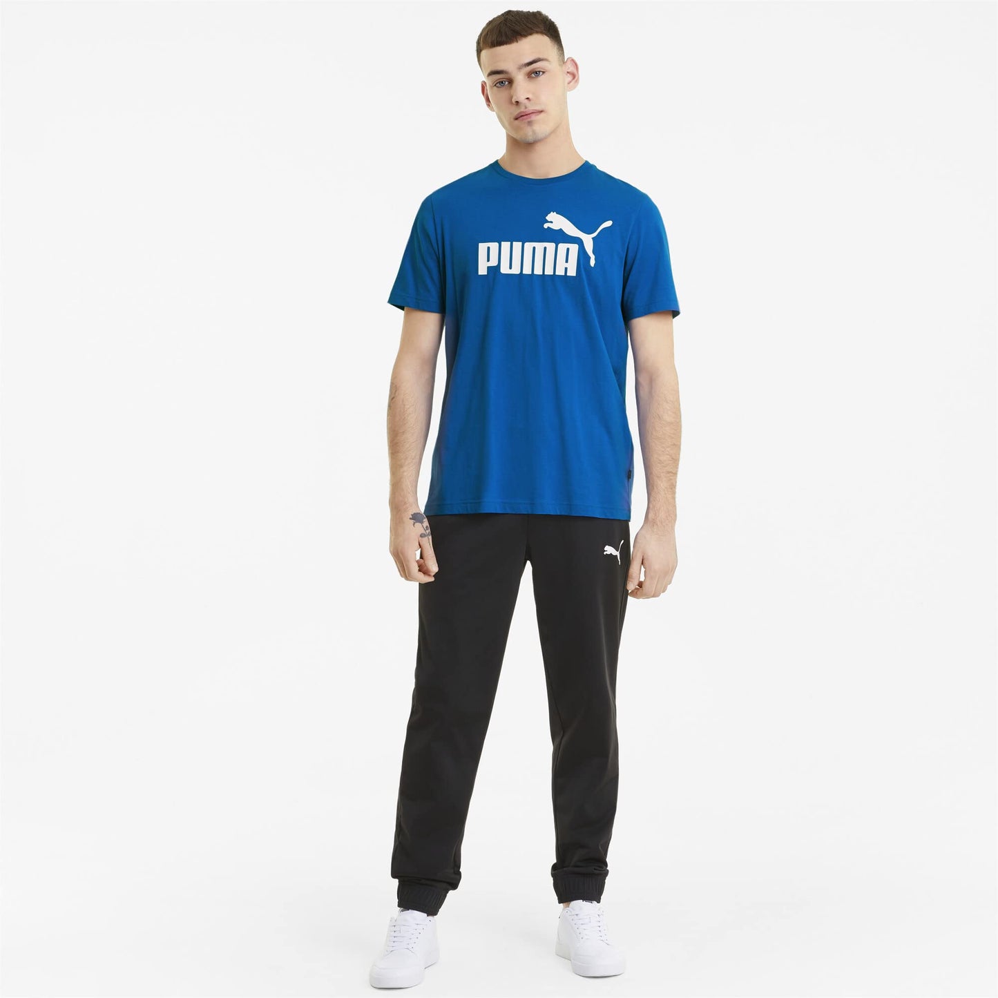 PUMA Men's Ess Logo Tee T Shirt