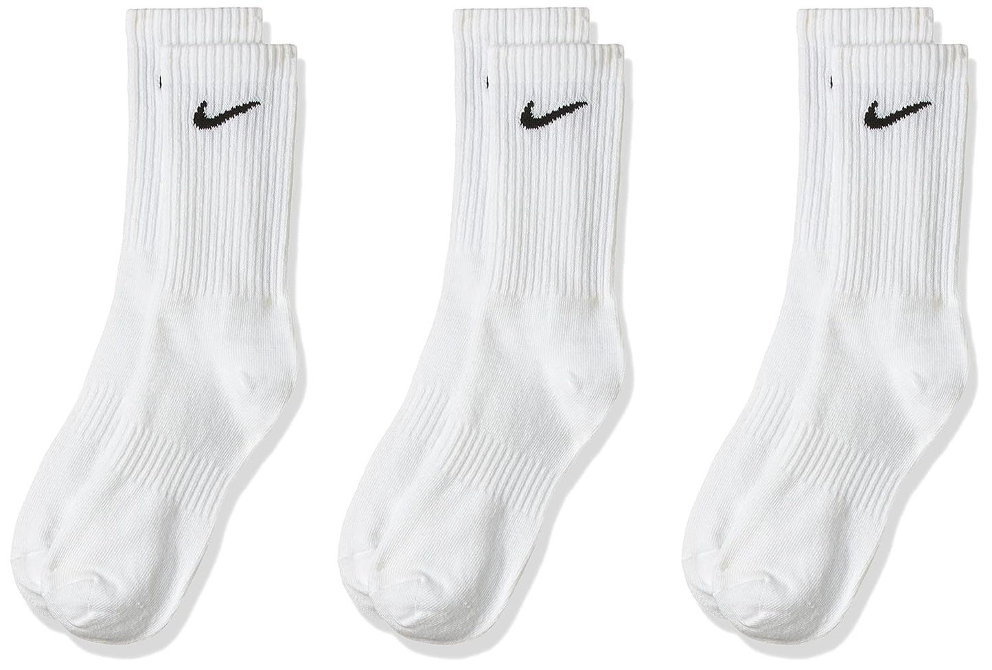 NIKE Unisex U Nk Everyday Cush Crew 3pr Socks