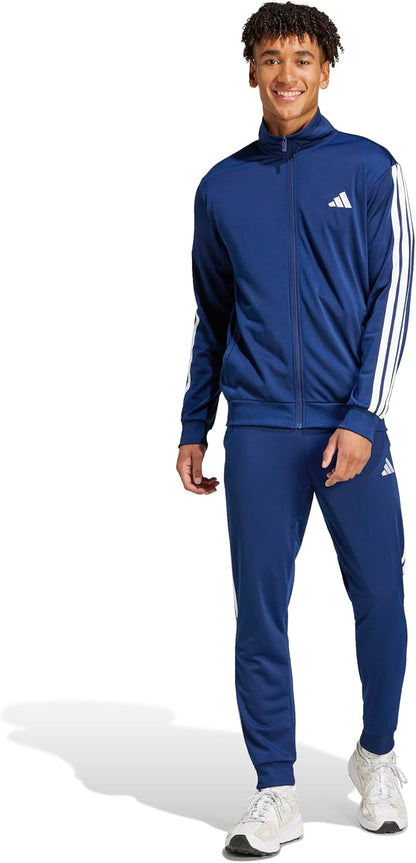 adidas Men's Basic 3-Stripes Tricot Track Suit