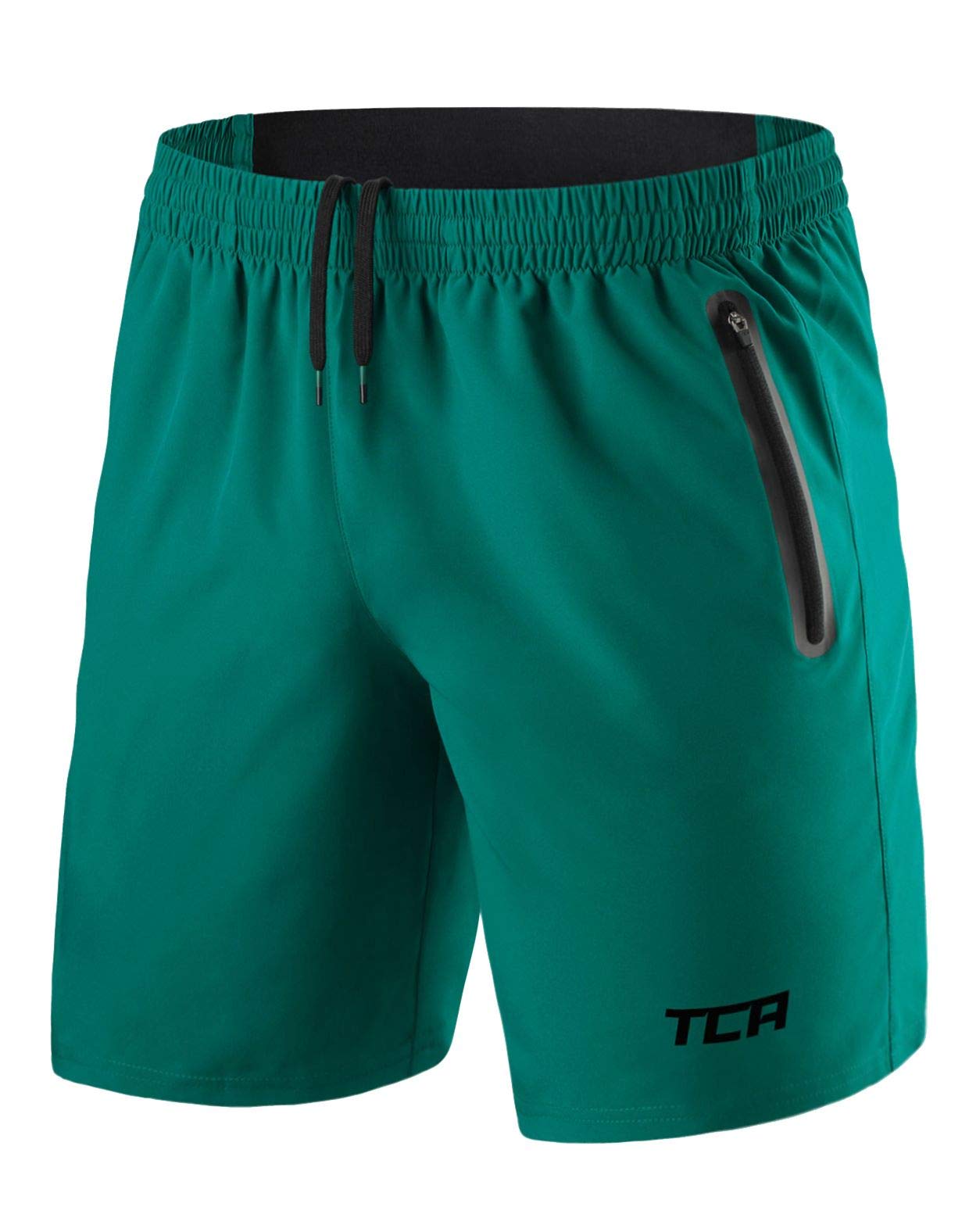 TCA Elite Tech Lightweight Mens Running Shorts Men Gym Shorts with Zip Pockets