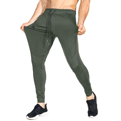 BROKIG Mens Stretch Running Tracksuit Bottoms