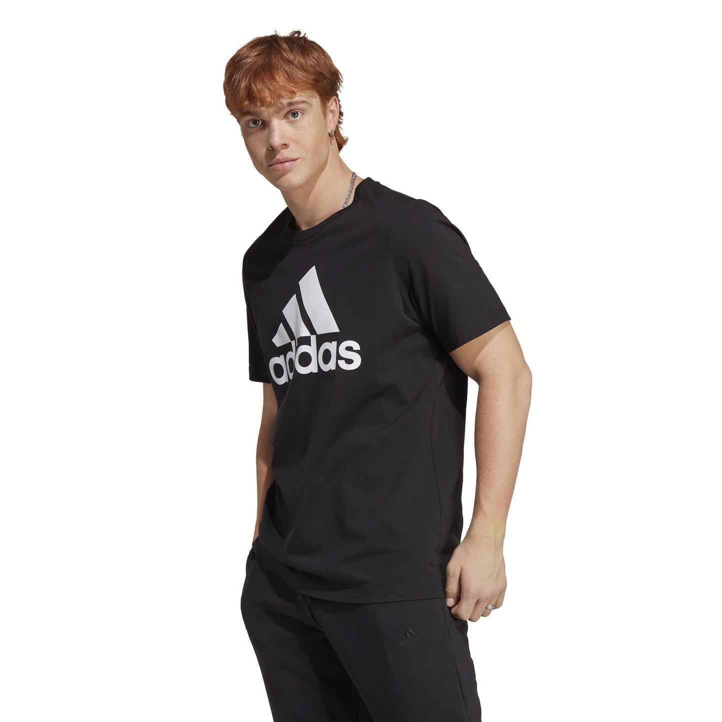 adidas Men's Essentials Single Jersey Big Logo Tee T-Shirt