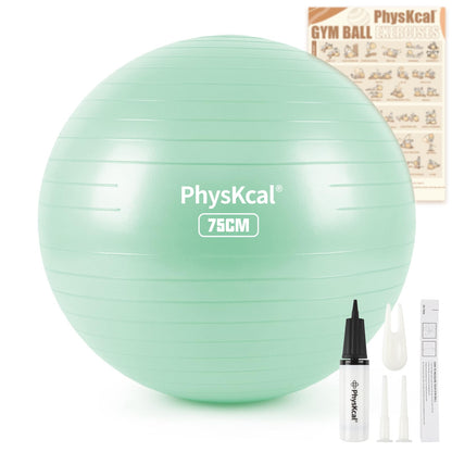 PhysKcal Gym Ball 55-85cm Exercise Swiss Ball