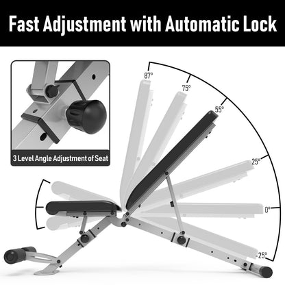 Adjustable Weight Bench Foldable