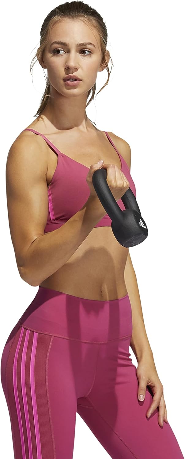 adidas Women's All Me 3-Stripes Bra Sports Bras (Pack of 1)