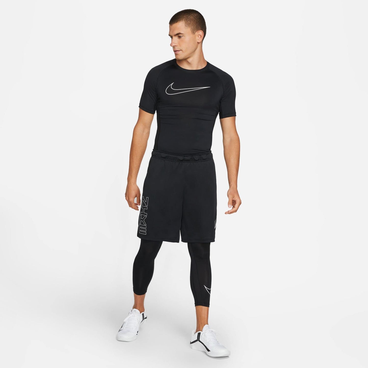 NIKE Men's M Np Df Tight Top Ss T-Shirt