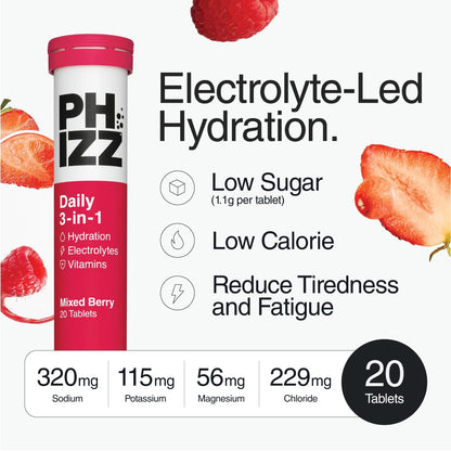 Phizz Electrolytes, Multivitamin & Hydration Tablets