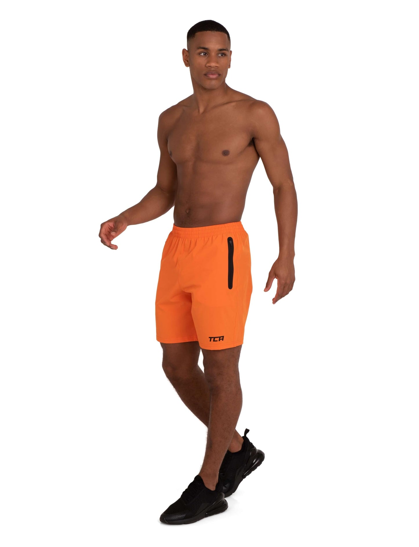 TCA Elite Tech Lightweight Mens Running Shorts Men Gym Shorts with Zip Pockets