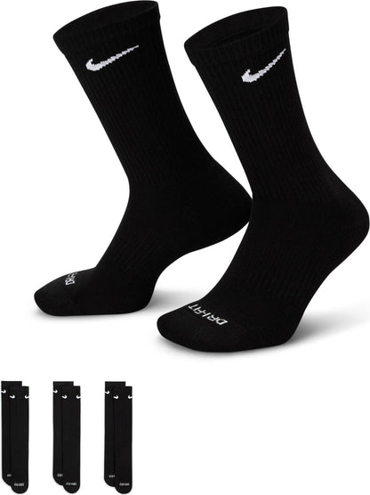 NIKE Unisex U Nk Everyday Plus Cush Crew Socks