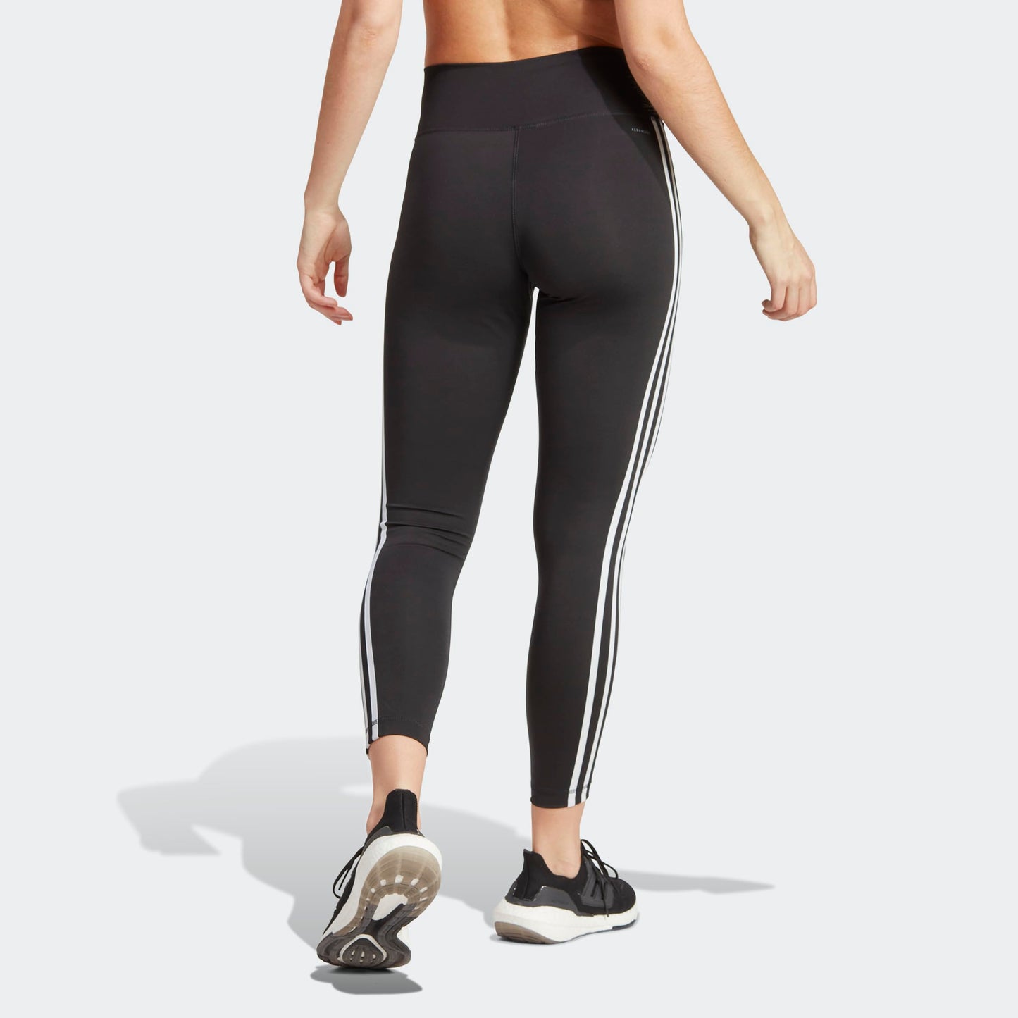 adidas Women's Train Essentials 3-Stripes High-Waisted 7/8 Leggings Tights (7/8)