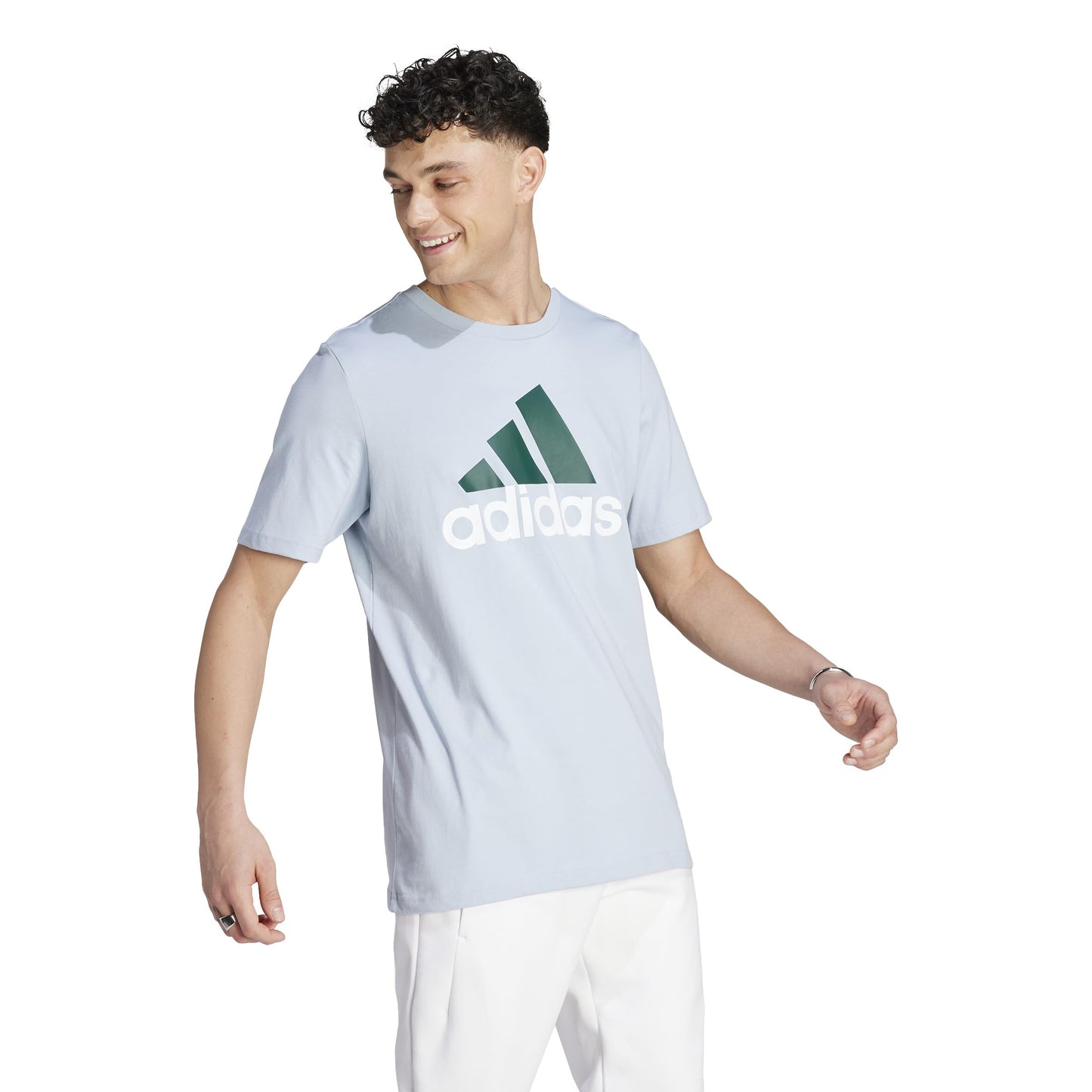 adidas Men's Essentials Single Jersey Big Logo Tee T-Shirt