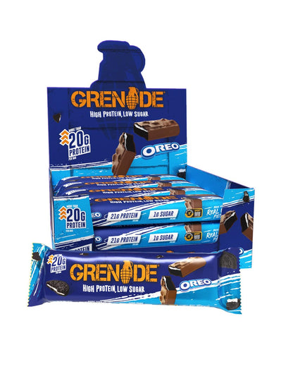 Grenade OREO Protein Bar - High Protein, Low Sugar, 12 x 60 g