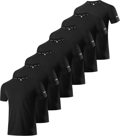 Boyzn 1, 3, 5 or 7 Pack Men's Workout Running Shirts