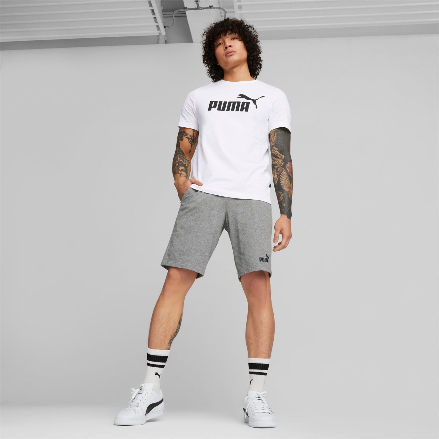 PUMA Men's Ess Logo Tee T Shirt