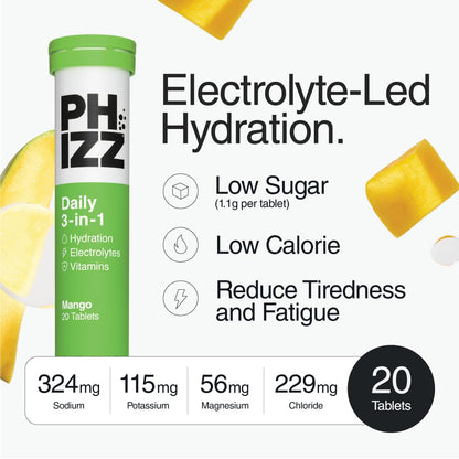 Phizz Electrolytes, Multivitamin & Hydration Tablets
