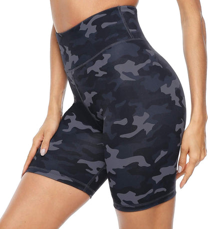 PERSIT High Waisted Women's Yoga Shorts with Pocket