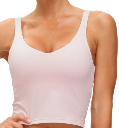 THE GYM PEOPLE Womens Sports Bra Longline Wirefree