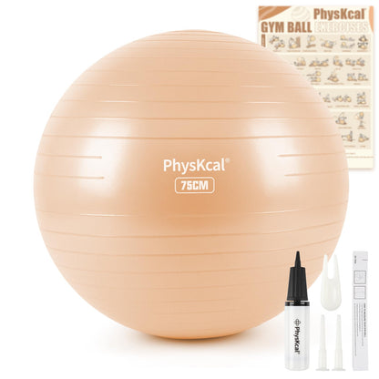 PhysKcal Gym Ball 55-85cm Exercise Swiss Ball