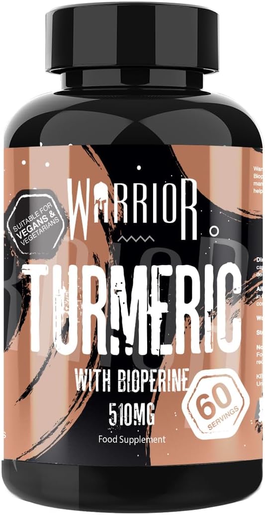 Warrior Turmeric with Bioperine (510mg) - 60 V-Caps