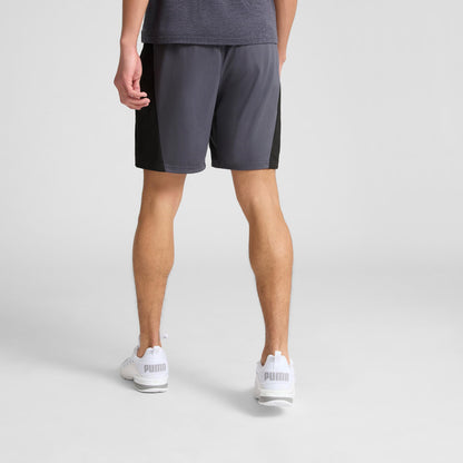 PUMA Mens Train All Day Tech 8 Inch Knit Athletic Shorts Casual Bottoms Casual - Blue