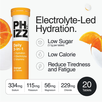 Phizz Electrolytes, Multivitamin & Hydration Tablets