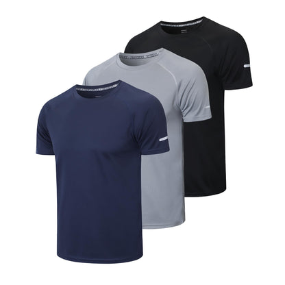 1/3 Pack Mens Athletic Running T-Shirts