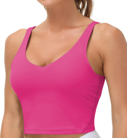 Women’s Longline Sports Bra Wirefree Padded