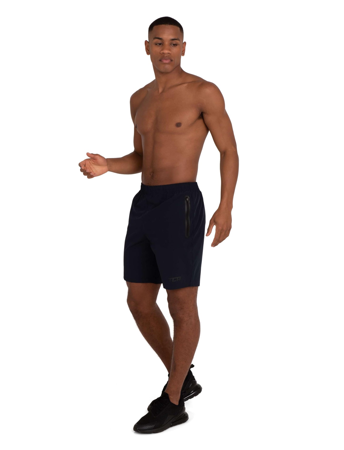 TCA Elite Tech Lightweight Mens Running Shorts Men Gym Shorts with Zip Pockets