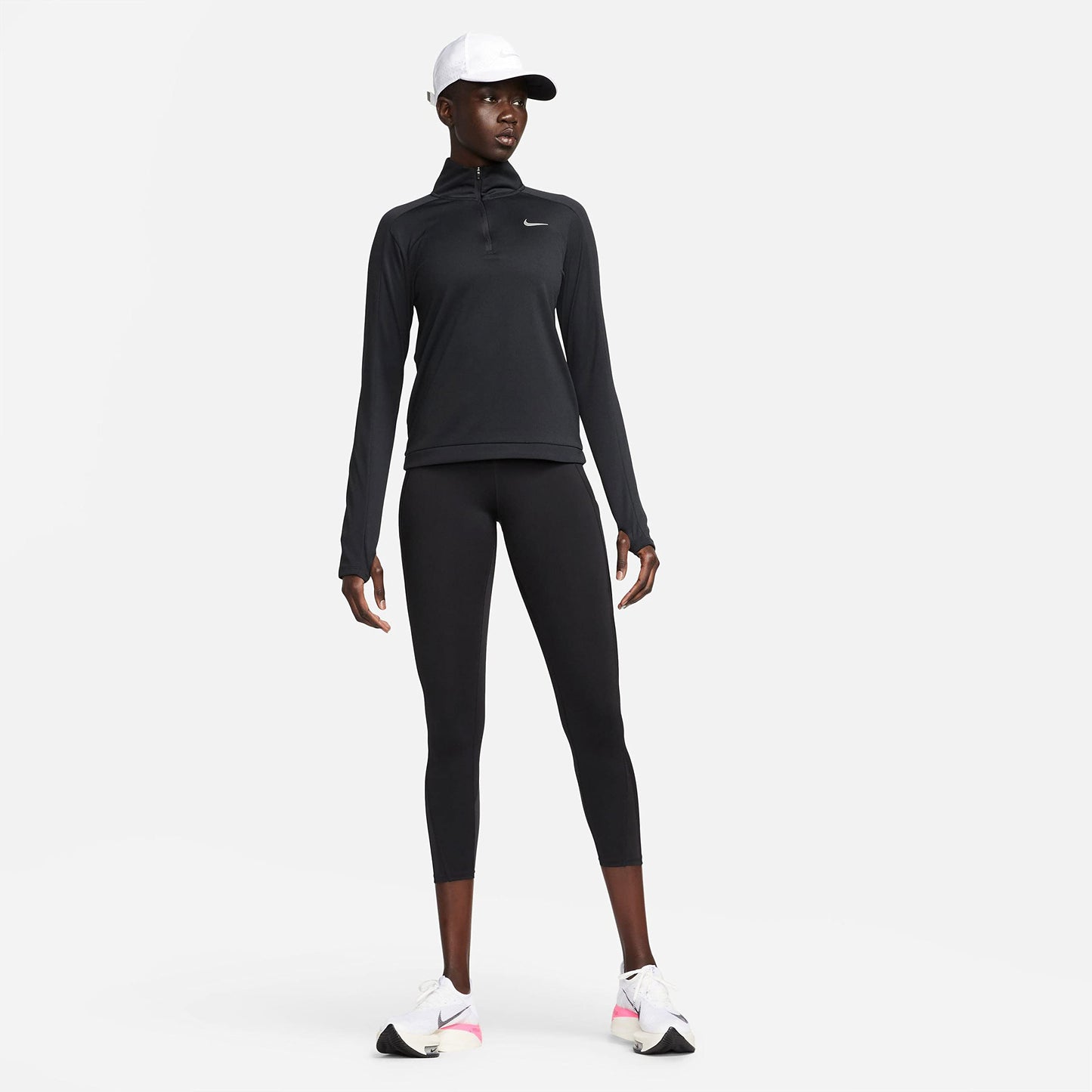 NIKE Women's W Nk Df Pacer Hz Sweatshirt (pack of 1)