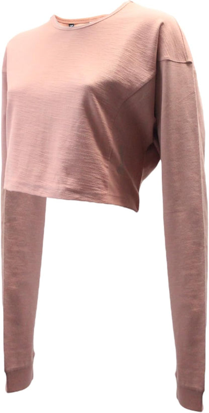 GYMSHARK Women's Pause Long Sleeve Crop Top
