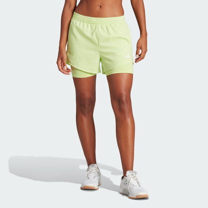 adidas Women's AEROREADY Two-in-One Shorts