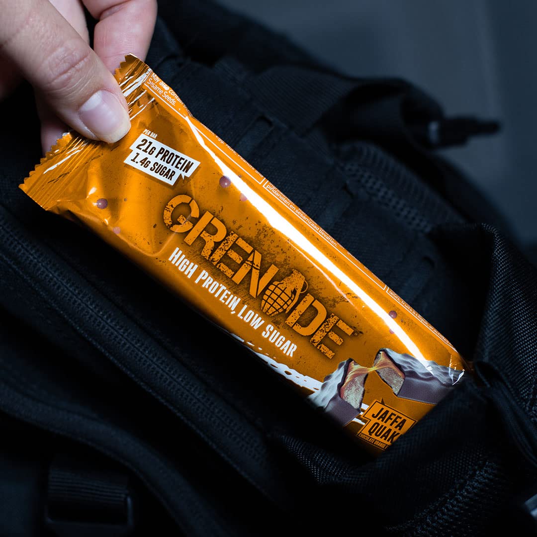 Grenade High Protein, Low Sugar Bar - White Chocolate Cookie, 12 x 60 g