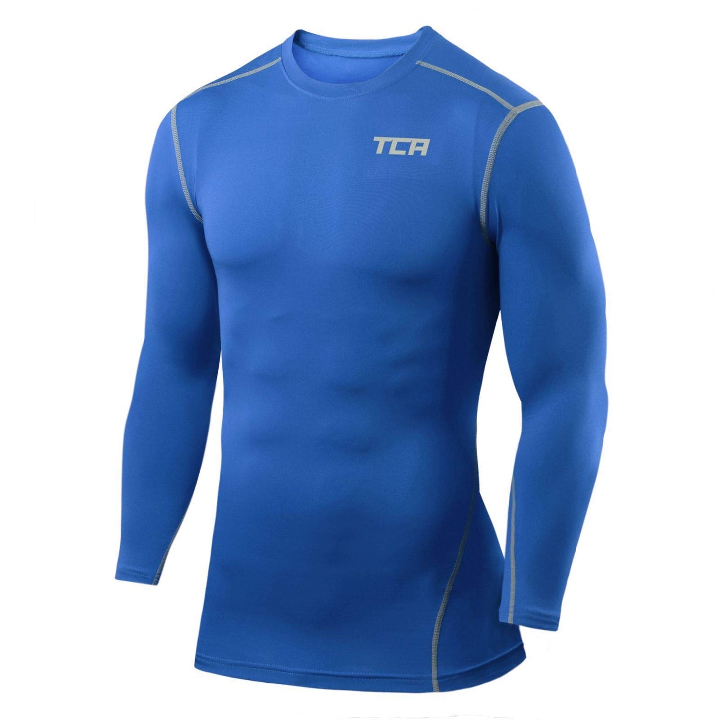 TCA Boys Pro Performance Compression Shirt Long Sleeve Top Compression Tops for Boys Base Layers Boys