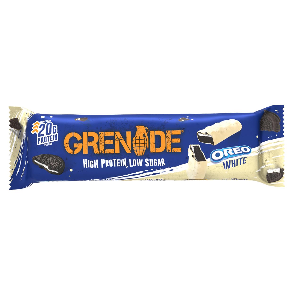 Grenade OREO Protein Bar - High Protein, Low Sugar, 12 x 60 g