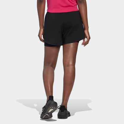 adidas Women's AEROREADY Two-in-One Shorts