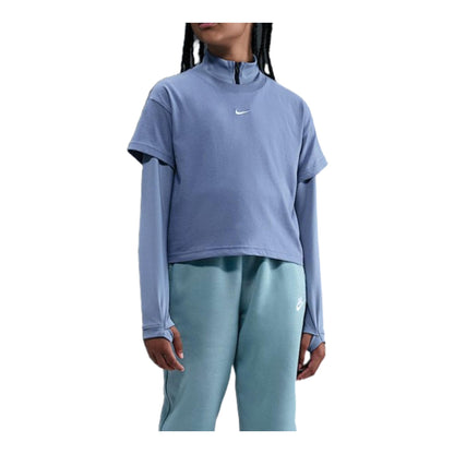 NIKE Girl's G NSW Tee Boxy Essntl Lbr Shirt