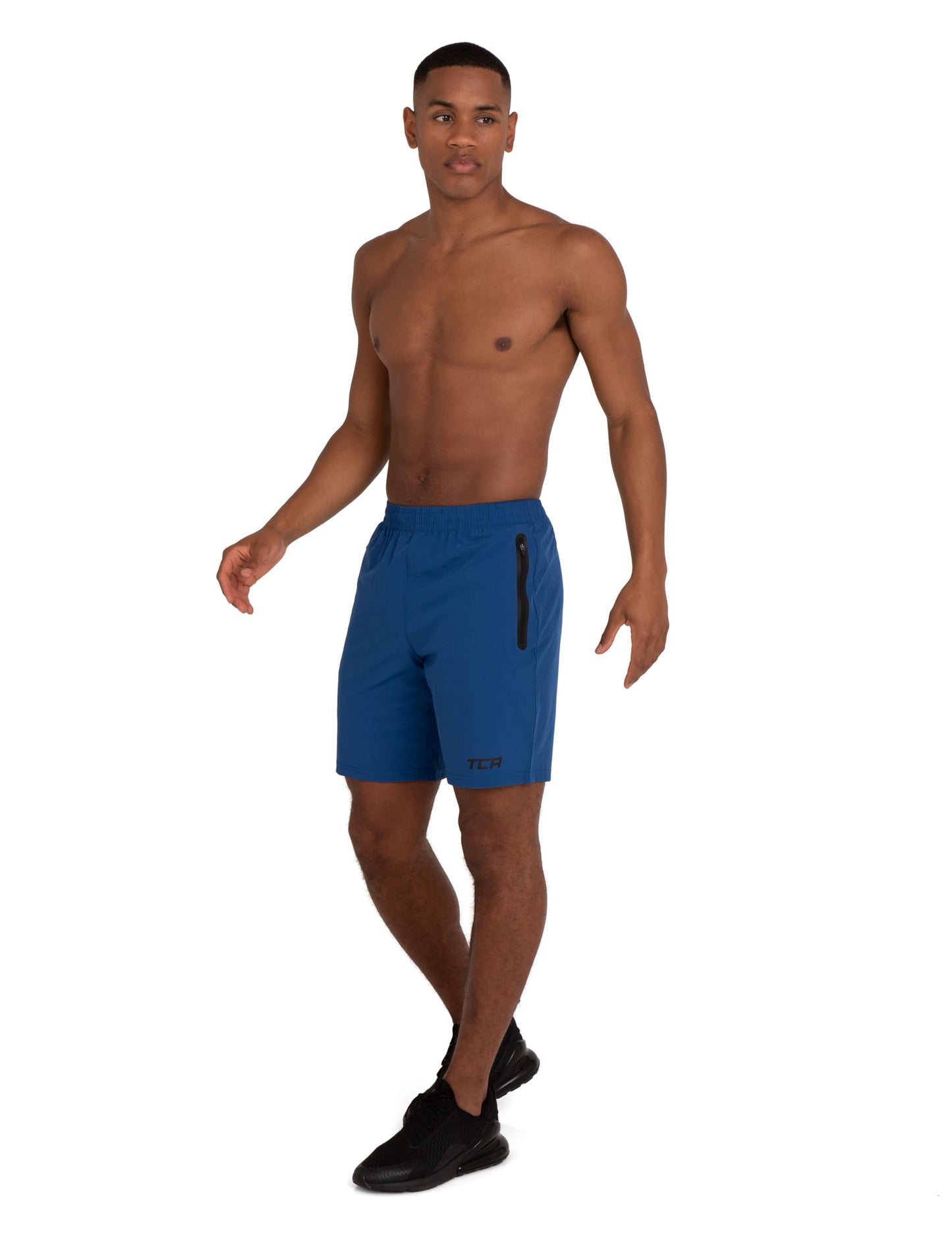 TCA Elite Tech Lightweight Mens Running Shorts Men Gym Shorts with Zip Pockets