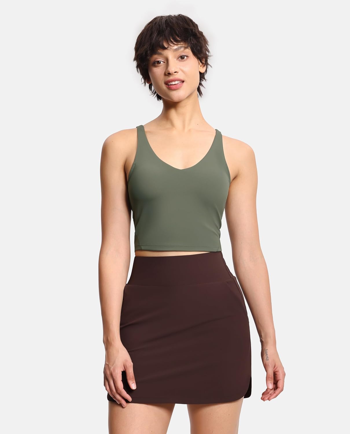 Women’s Longline Sports Bra Wirefree Padded