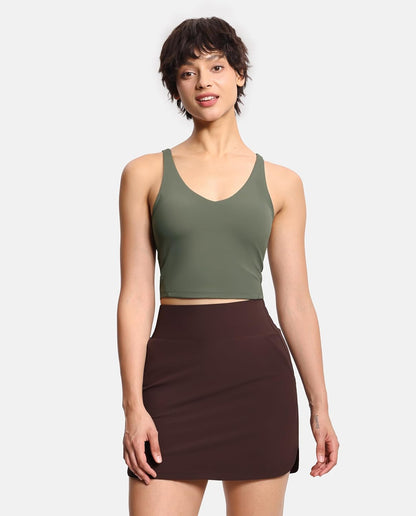 Women’s Longline Sports Bra Wirefree Padded