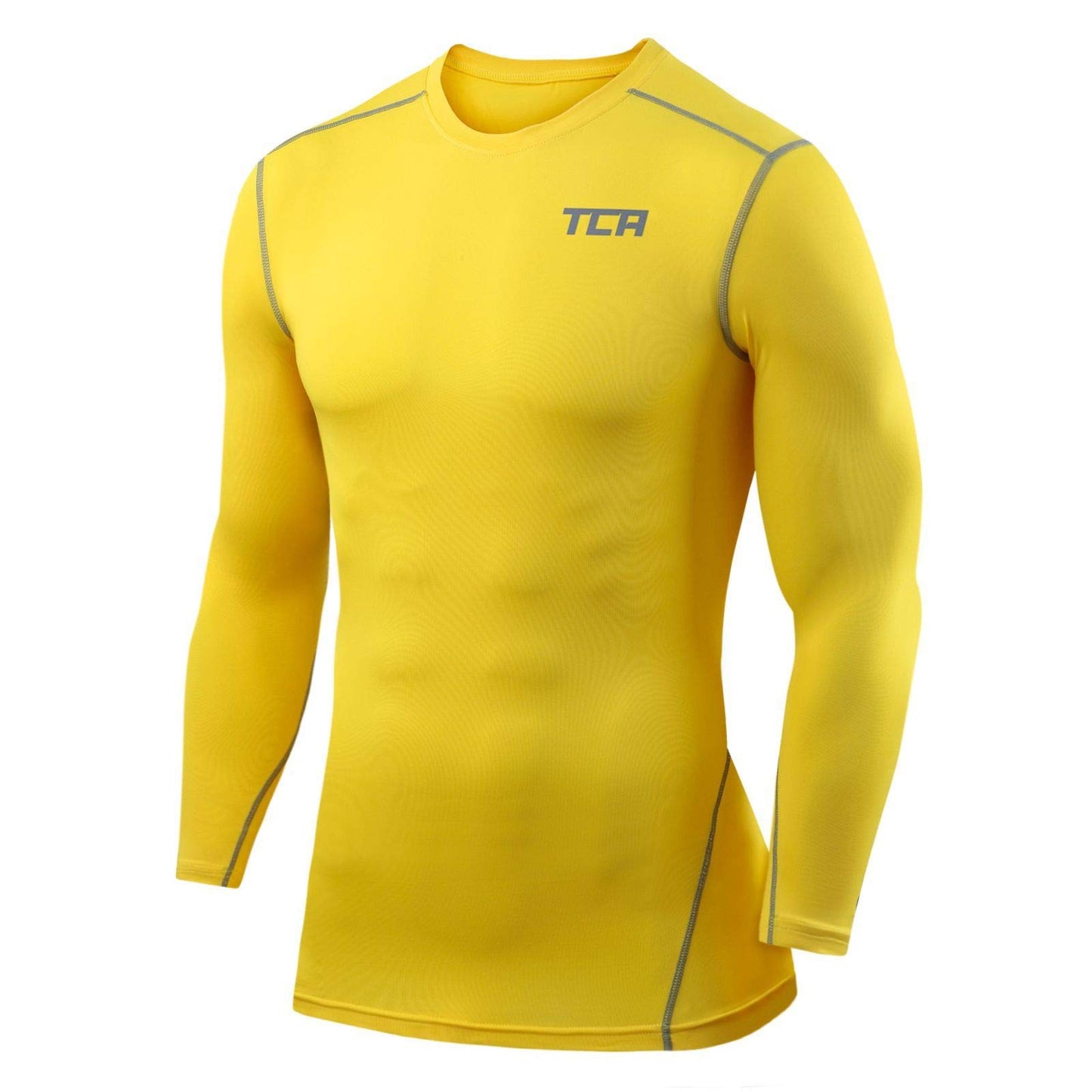 TCA Boys Pro Performance Compression Shirt Long Sleeve Top Compression Tops for Boys Base Layers Boys